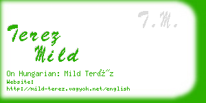 terez mild business card